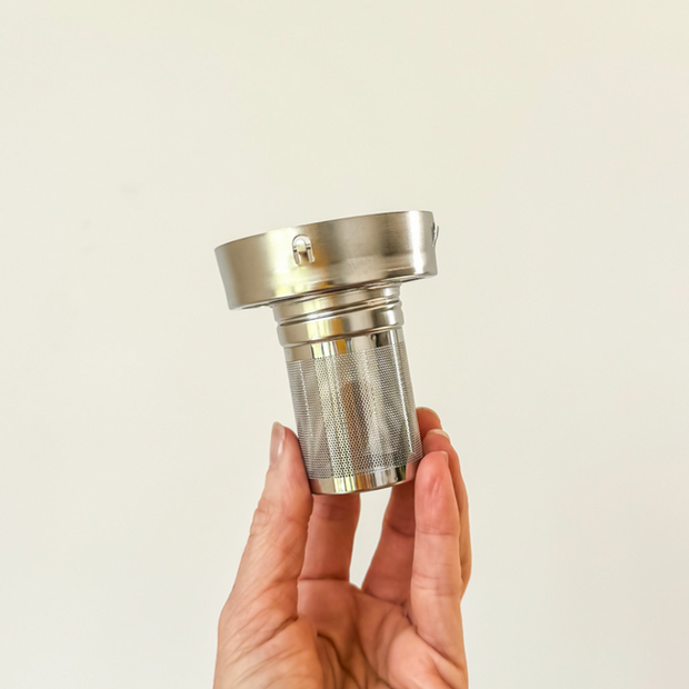 Luxey Cup Stainless Steel Tea Strainer for loose leaf tea