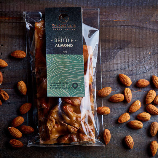 Walker's Lane Crunchy Almond Brittle 150g packet
