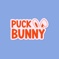 Waterproof Puck Bunny decal sticker made in Australia