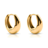 Waterproof anti-tarnish gold hoop earrings, best seller