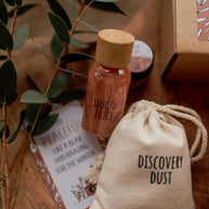 Children’s outdoor-themed potion play set with fizzing ingredients and bamboo bottle