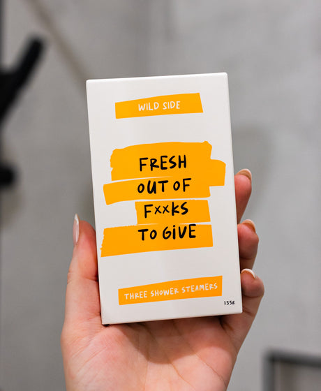 Wild Emery Fresh Out Of F**ks To Give shower steamer three pack