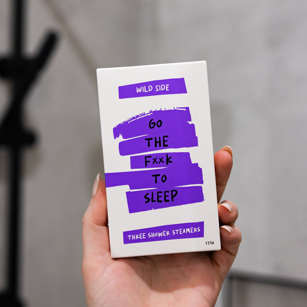 Wild Emery Go The F**k To Sleep shower steamer three pack