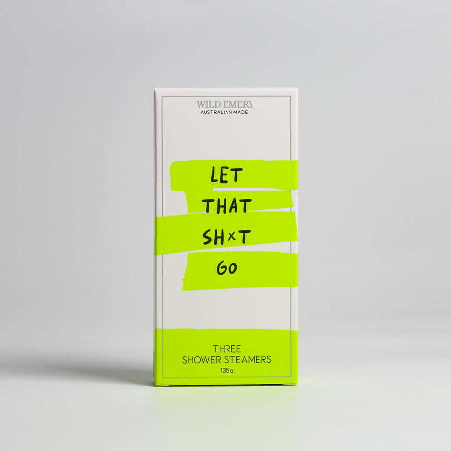 Wild Emery Let That Sh*t Go Shower Steamer 3 Pack gift set