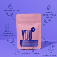 Magnesium-rich relaxing bath salts gift by Salty Vibes Co