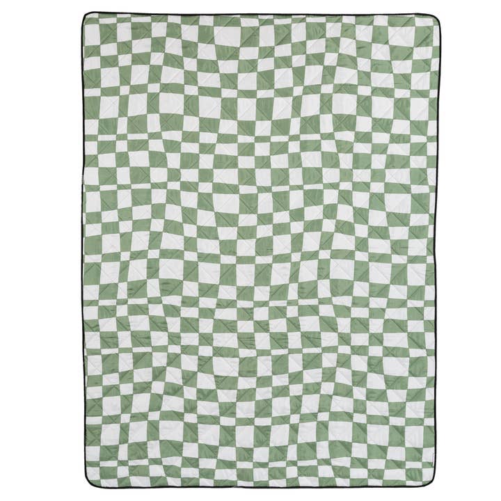 Parker picnic rug by IZIMINI rolled with carry strap