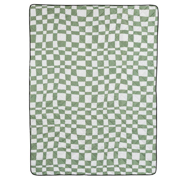 Parker picnic rug by IZIMINI rolled with carry strap
