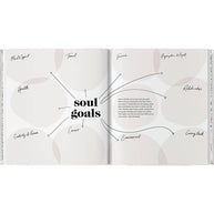 Weekly reflection and gratitude journal with prompts