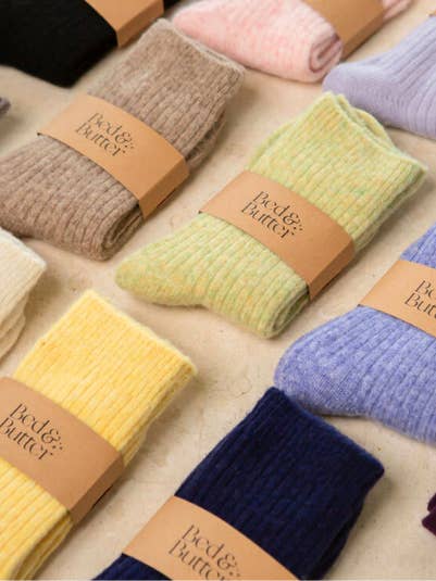 The Comfiest Socks Yellow