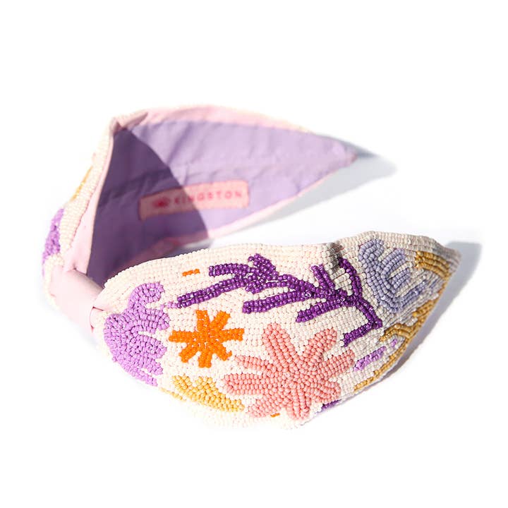 Henri embellished statement headband handcrafted detail