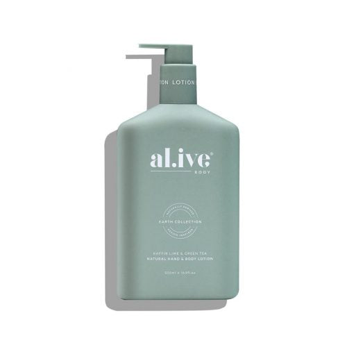 al.ive body Hand & Body Lotion Green Pepper & Lotus 500ml bottle