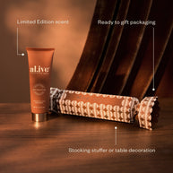 al.ive body Hand Cream Cracker in Cinnamon & Citrus