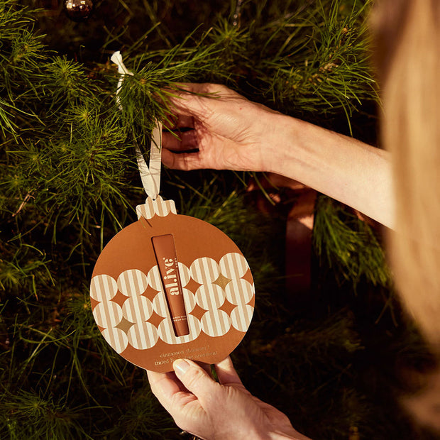 al.ive body Tinted Lip Butter Ornament in Cinnamon Shimmer