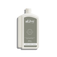 al.ive body Willow Gum & Lemon Myrtle Hand & Body Wash Refill 1L