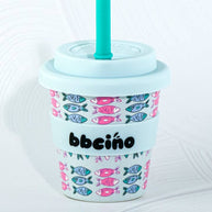 BBcino Catch of the Day Babycino Cup 120ml with reusable straw