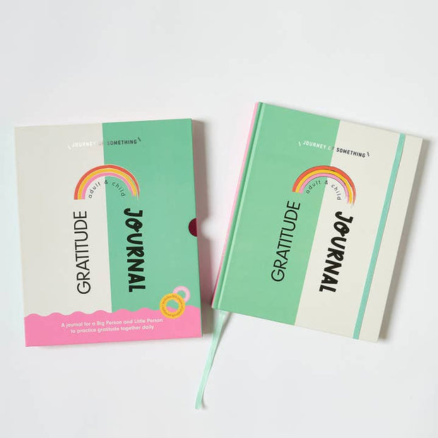 Journey of Something Kid and Adult Gratitude Journal book with stickers