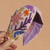 Kingston Henri Beaded Headband colourful design