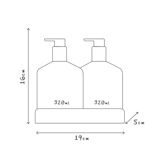 Al.ive Baby Hair & Body Duo – Calming Oatmeal (Wash & Lotion, 2 × 320 ml)