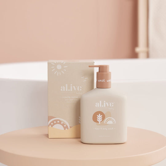 Al.ive Baby Hair & Body Wash – Calming Oatmeal (320 ml)