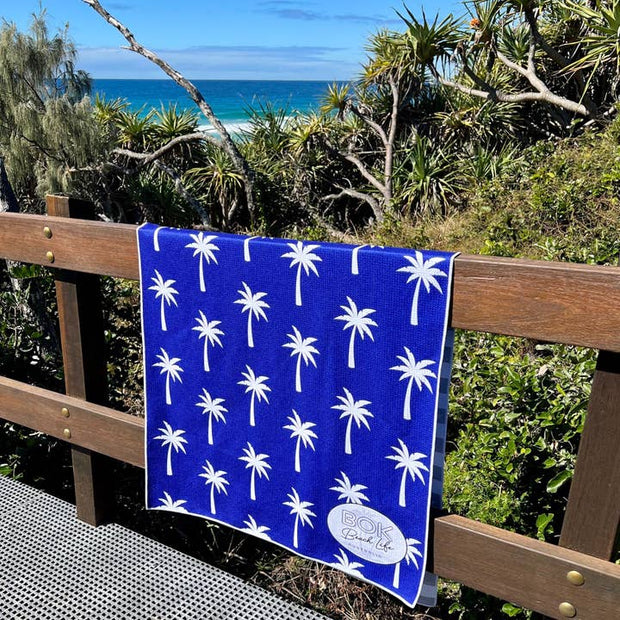 Eco-friendly quick dry beach towel with coastal inspired design