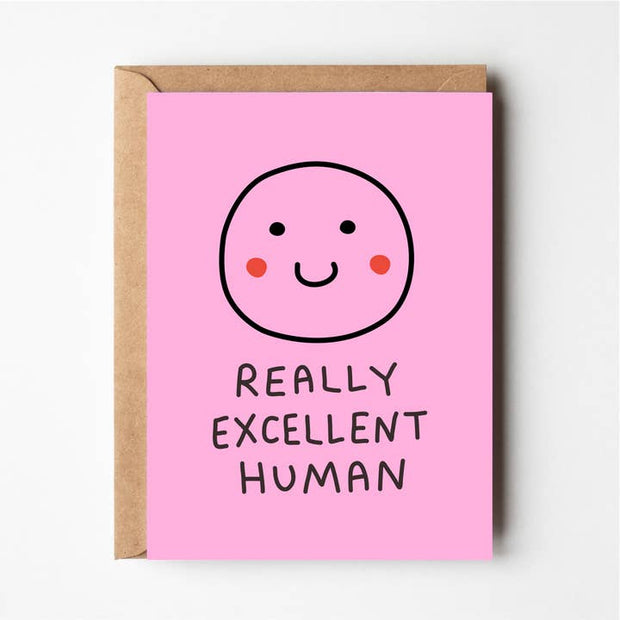 Friends of Henry Paper Co Really Excellent Human card