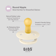 BIBS Danish baby dummy with natural rubber latex nipple