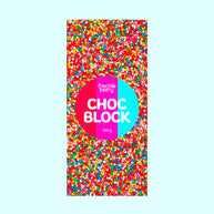 Freckleberry Freckle Block Milk Chocolate with colourful sprinkles