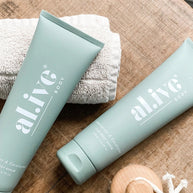 Al.ive Body Clay Body Scrub – Lemongrass & Eucalyptus (140 ml)