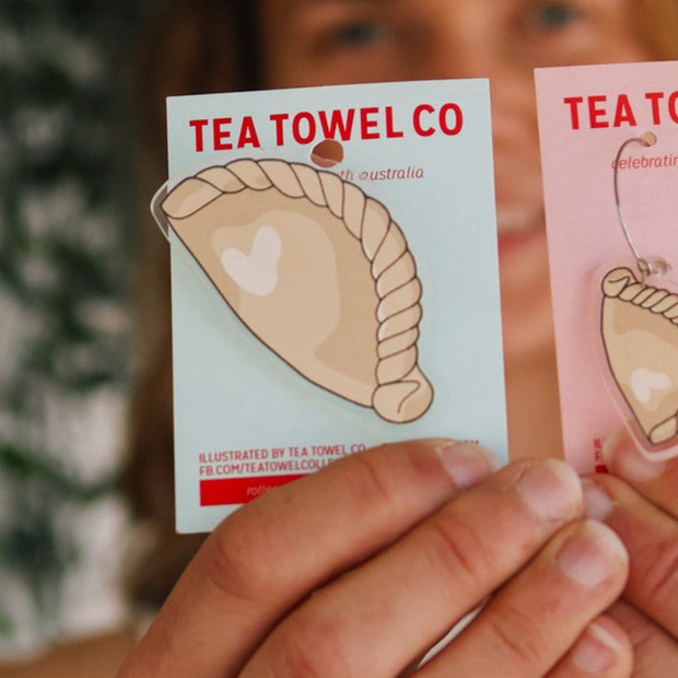 Tea Towel Co Cornish Pasty Brooch Moonta edition