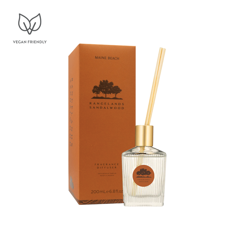 Maine Beach Rangelands Sandalwood Fragrance Diffuser 200ml with reeds