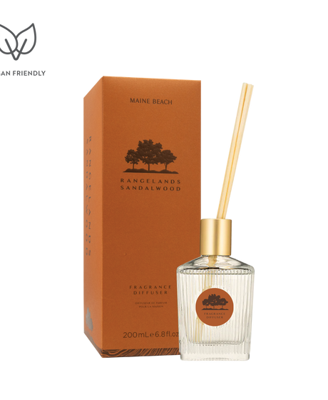 Maine Beach Rangelands Sandalwood Fragrance Diffuser 200ml with reeds