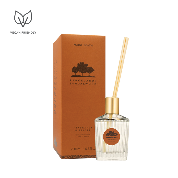 Maine Beach Rangelands Sandalwood Fragrance Diffuser 200ml with reeds