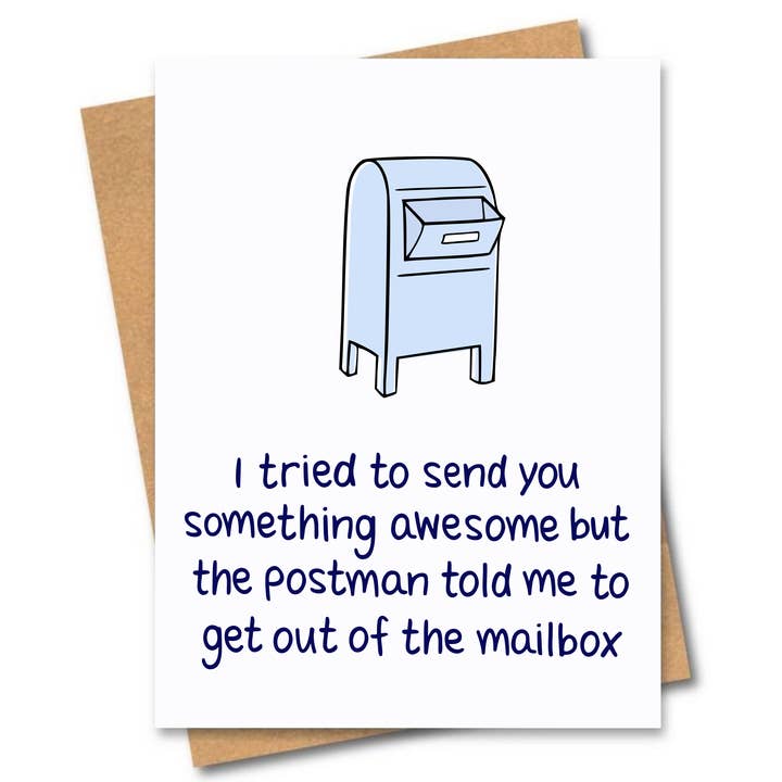 I Tried To Send You Something Awesome Greeting Card
