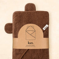 Hooded Baby Towel - Chocolate