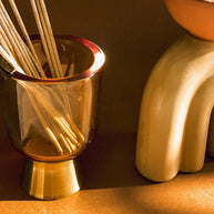 Vegan clean-burning incense with pine needle eucalyptus and patchouli