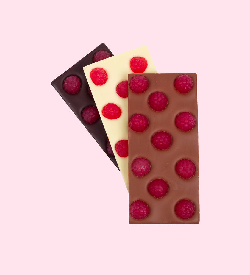 White Chocolate Raspberry Block