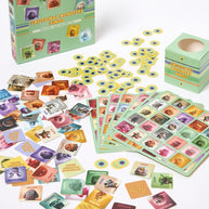 Educational bingo game teaching kids about emotions