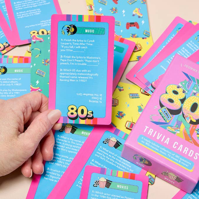 Journey of Something 80’s Trivia Cards box set
