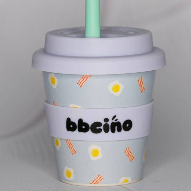 BBcino Breakfast Buffet Babycino Cup 120ml with reusable straw