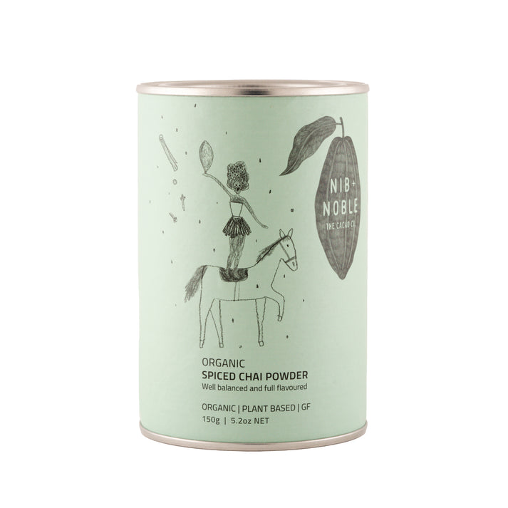 Nib and Noble Organic Spiced Chai Powder 150g tin