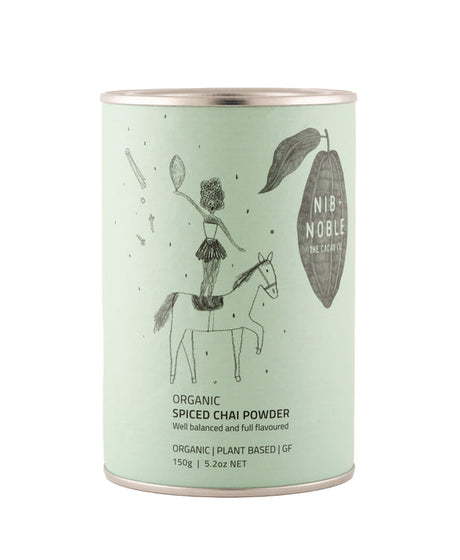 Nib and Noble Organic Spiced Chai Powder 150g tin