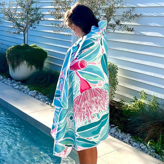 Bok Beach Life Australia Eucalyptus Springs sand free towel