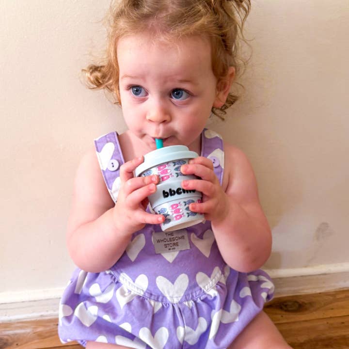 BBcino x Ashleigh Fish ocean themed bamboo babycino cup