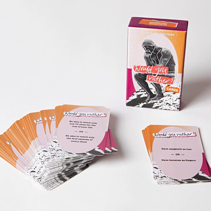 Journey of Something Would You Rather Cards set of 60 funny conversation cards