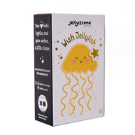 Yellow jellyfish bedtime toy with matchbox-style bed