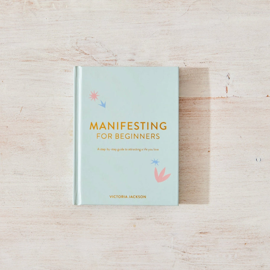 Manifesting For Beginners by Victoria Jackson illustrated hardcover beginner manifestation book