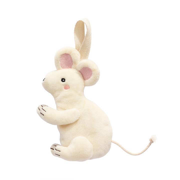 Soft mouse dummy chain for babies – Living Textiles