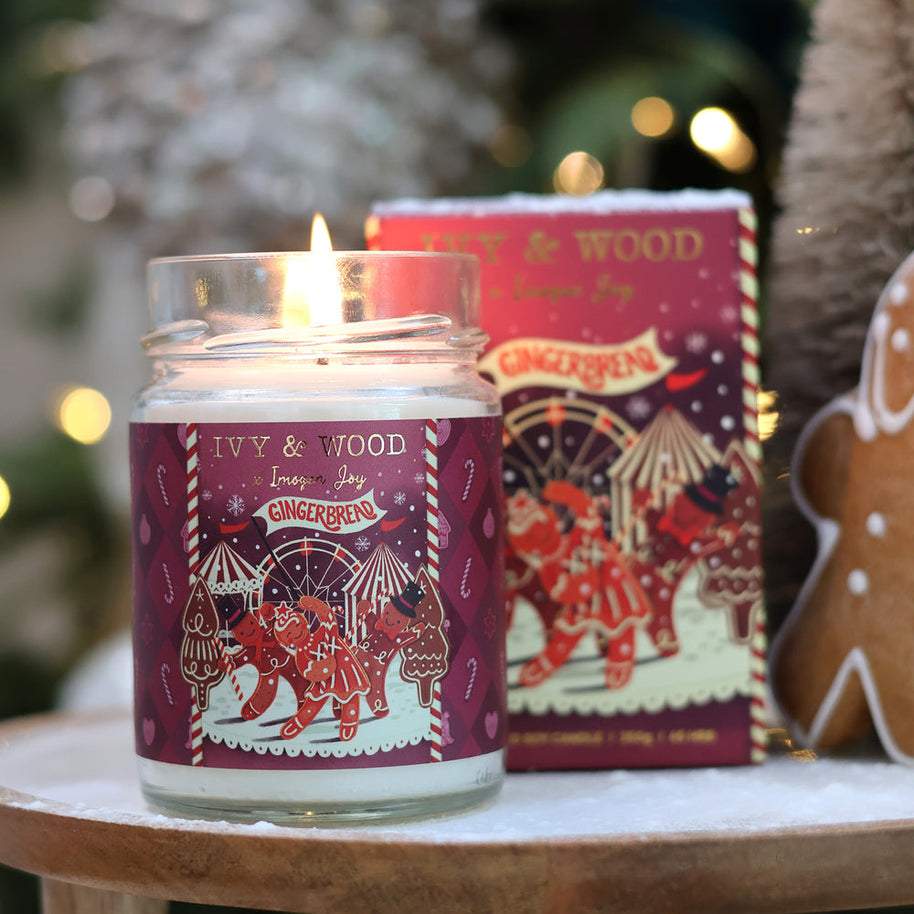 Christmas Candle - Gingerbread