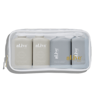 Al.ive Body Hair & Body Travel Pack (4 × 120 ml)