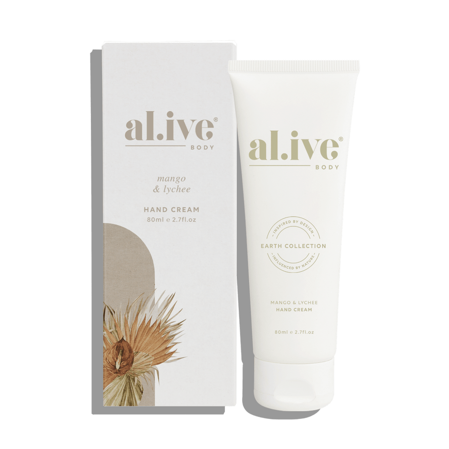 al.ive body Mango & Lychee Hand Cream tube